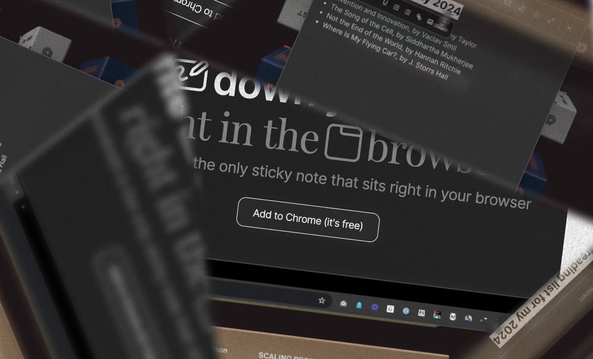 Sticky Notes right within your browser – with klemmbrett