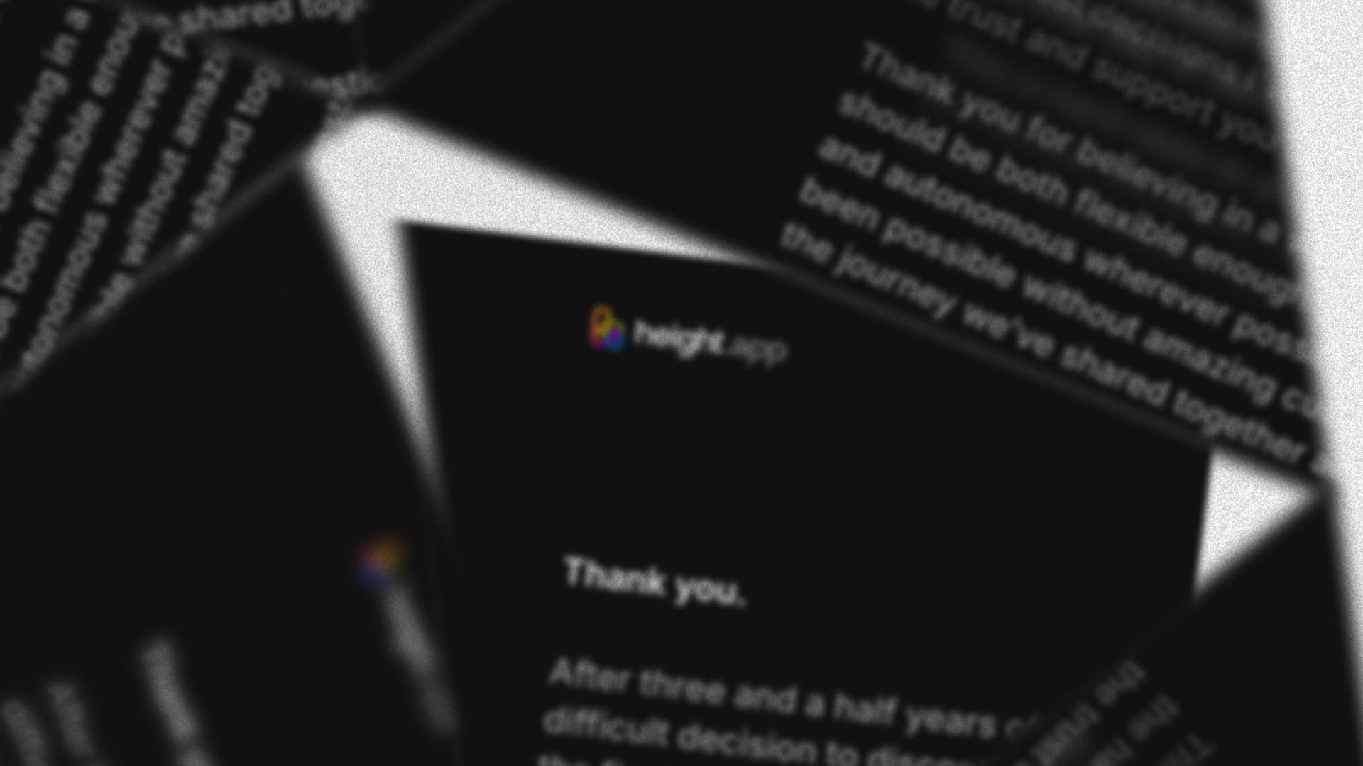 Height is shutting down & Humanity is at a Crossroads